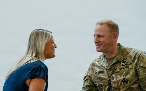 USAG Wiesbaden personnel recognized with coins by Senior Responsible Officer during CI2 Seminar