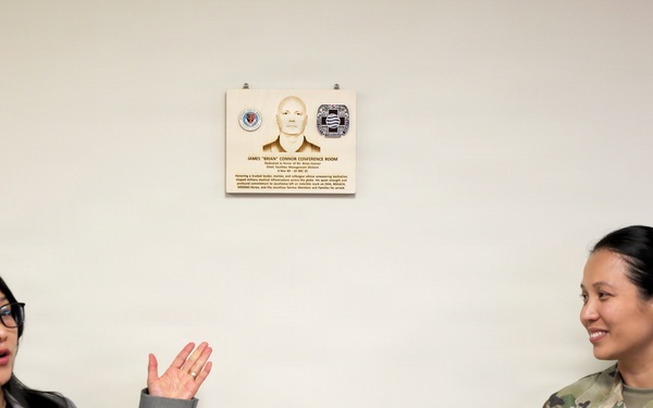 BDAACH dedicates conference room in memory of facilities leader James Brian Connor