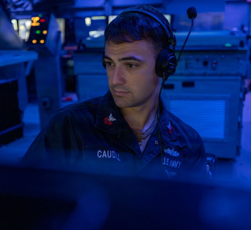 Benfold Sailors Stay Vigilant