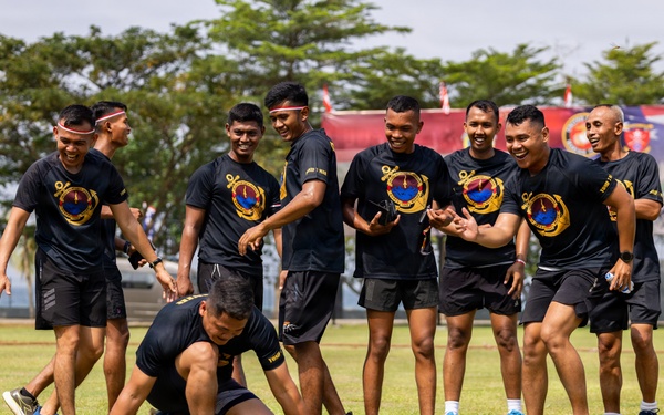 MRF-D Marines participate in Indonesian Independence Day ceremony, field meet during platoon exchange