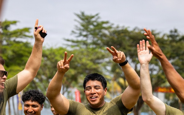 MRF-D Marines participate in Indonesian Independence Day ceremony, field meet during platoon exchange