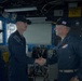 Rear Admiral Heames Shakes Junior Sailor’s Hand
