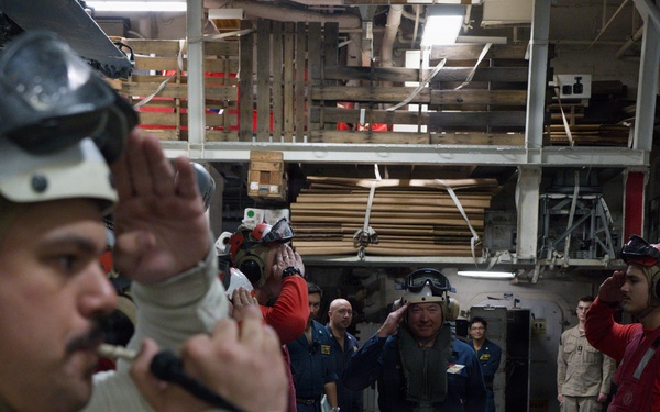 US Navy Sailors Sound Off Rear Admiral Jeffrey L. Heames
