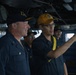 Rear Admiral Heames Talks to USS Robert Smalls' (CG 62) Navigator