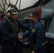 Rear Admiral Heames Shakes Hands with Captain Garza