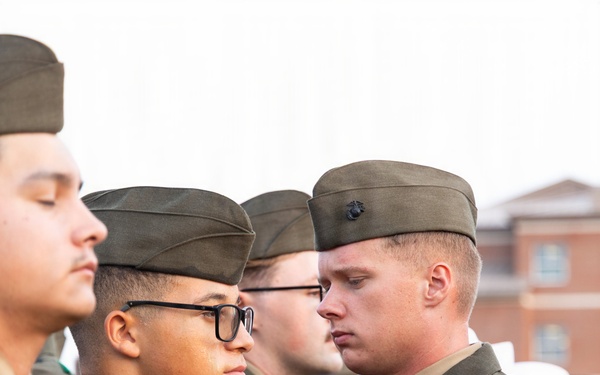 6th Marine Regiment holds French Fourragère Ceremony for BLT 1/8