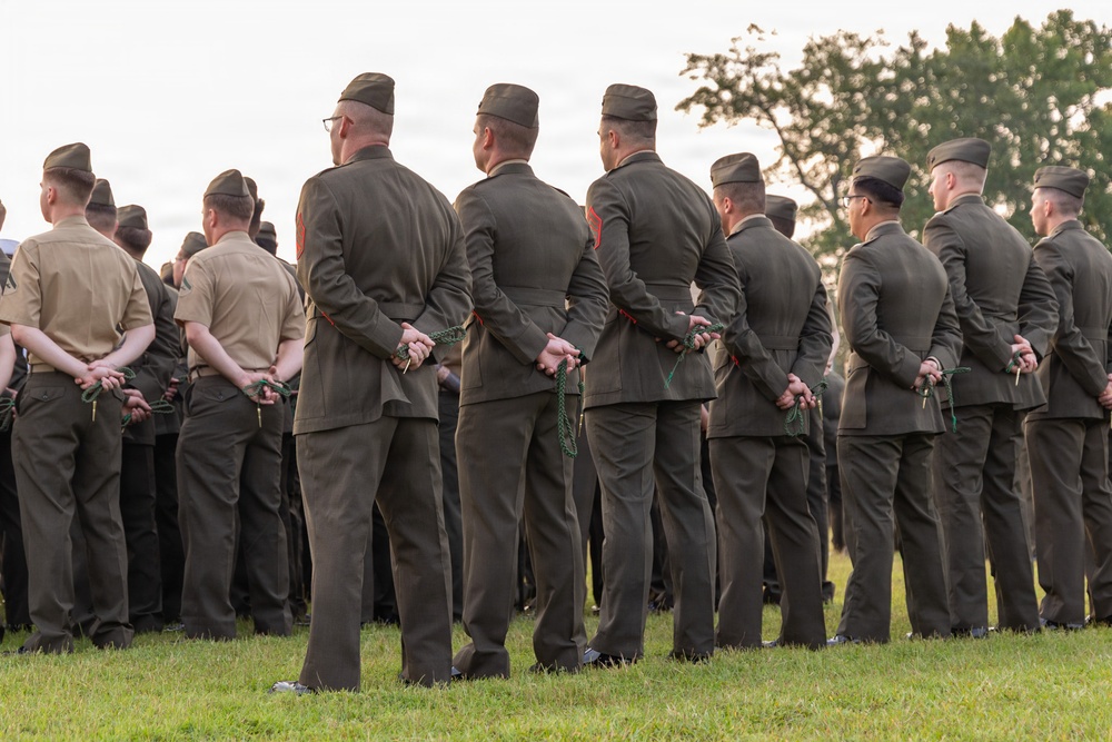 6th Marine Regiment holds French Fourragère Ceremony for BLT 1/8