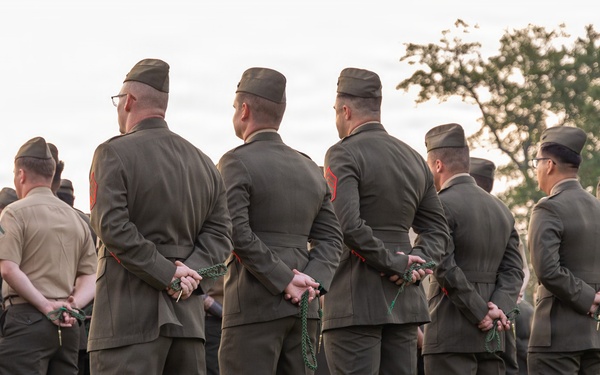 6th Marine Regiment holds French Fourragère Ceremony for BLT 1/8