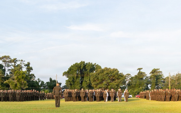 6th Marine Regiment holds French Fourragère Ceremony for BLT 1/8