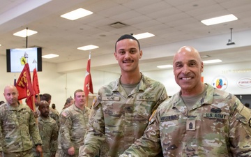 55th MEB inducts new noncommissioned officers