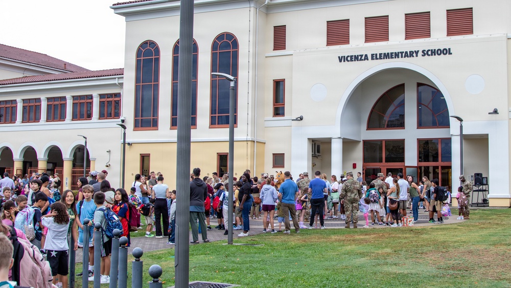 Vicenza military community welcomes students on first day of school 2026