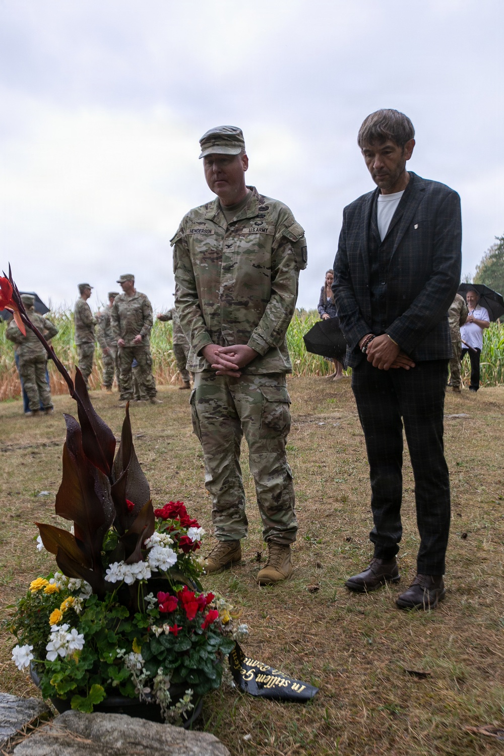 Memorial Service Held in Pegnitz for Fallen Soldiers