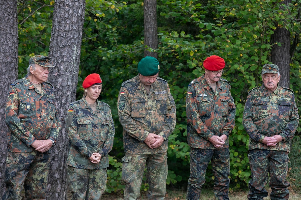 Memorial Service Held in Pegnitz for Fallen Soldiers