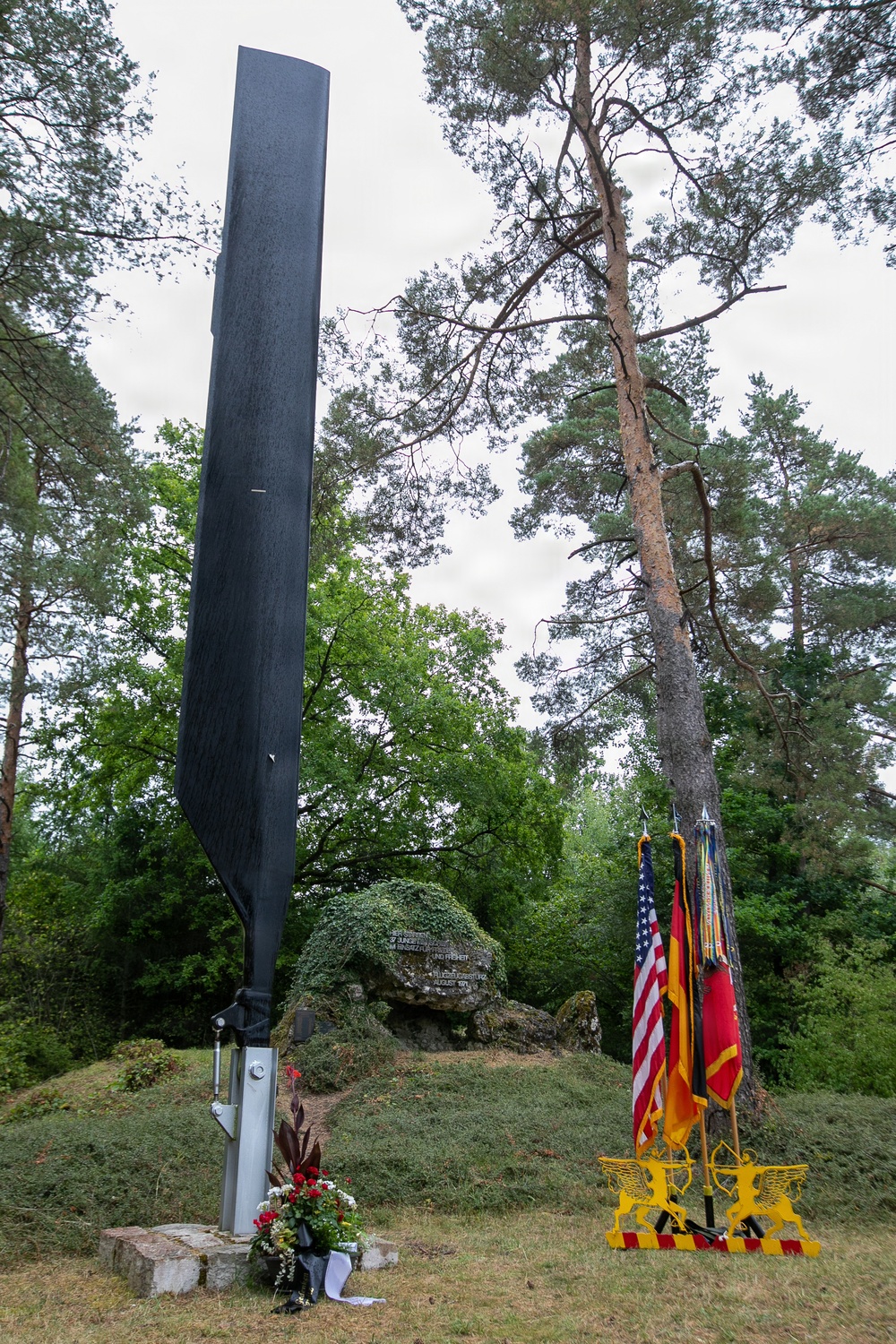 Memorial Service Held in Pegnitz for Fallen Soldiers
