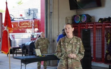Provost Marshal General honors two JBM-HH emergency services leaders in surprise ceremony