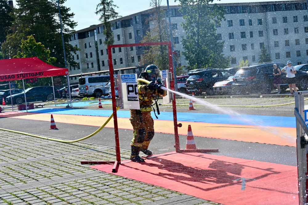 USAG Stuttgart hosts fourth annual Firefighter Combat Challenge