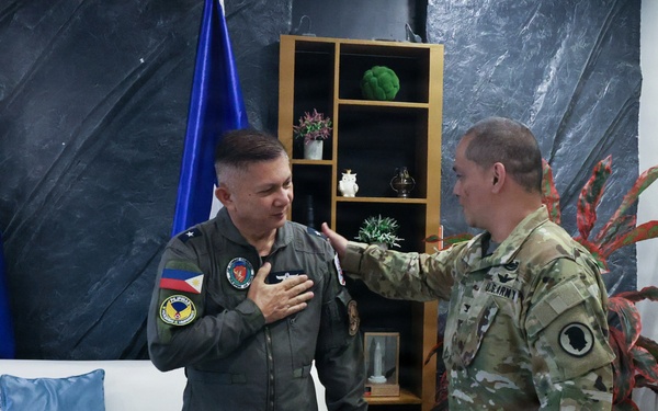 Hawaii Army National Guard Conducts a Key Leadership Engagement with Philippine Air Force in  Colonel Ernesto Rabina Air Base.