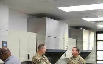 Psychological Operations Soldiers partner with Fort Bragg Directorate of Public Works to install barracks community kitchen