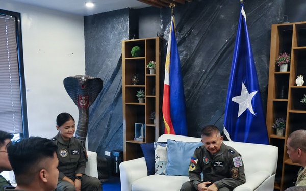 Hawaii Army National Guard Conducts a Key Leadership Engagement with Philippine Air Force in  Colonel Ernesto Rabina Air Base.