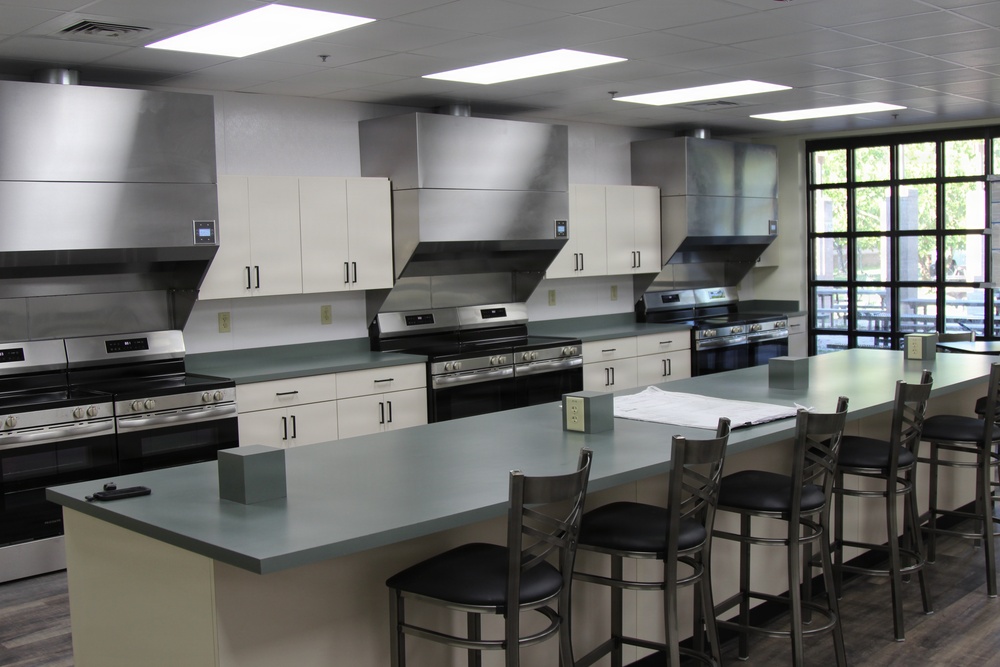 Psychological Operations Soldiers partner with Fort Bragg Directorate of Public Works to install barracks community kitchen