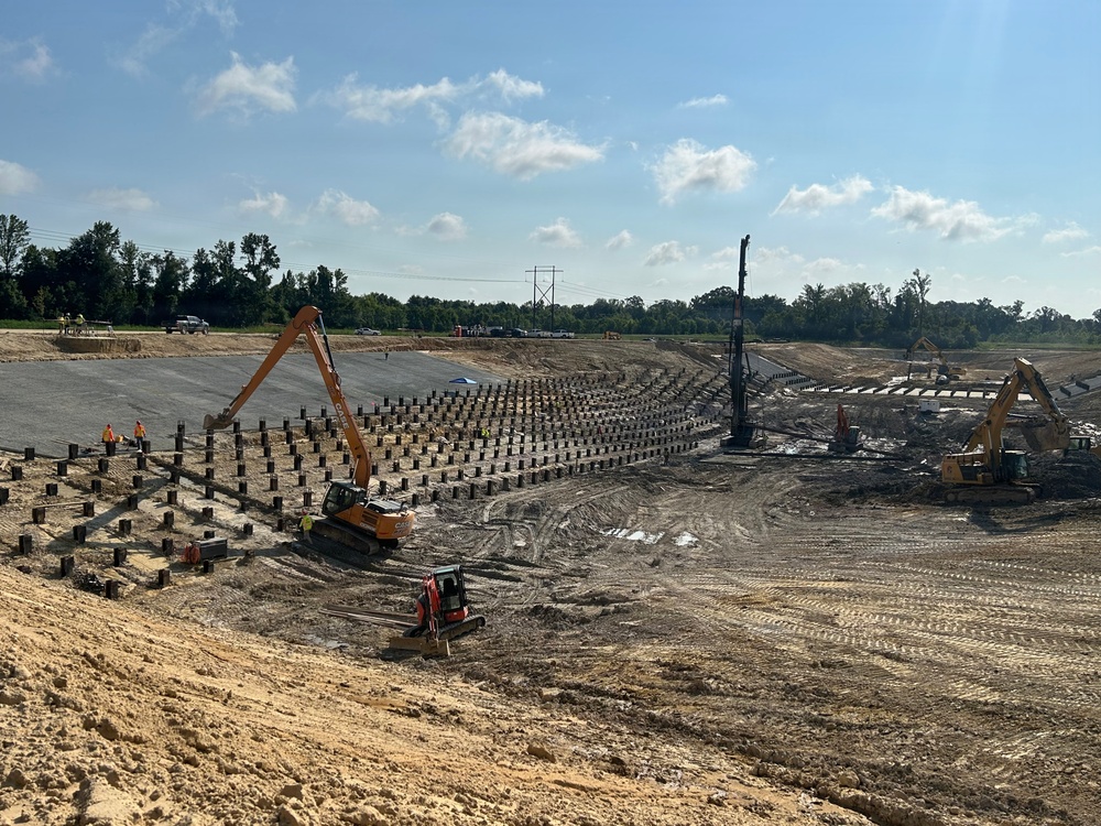 Comite River Diversion Structure Construction Update
