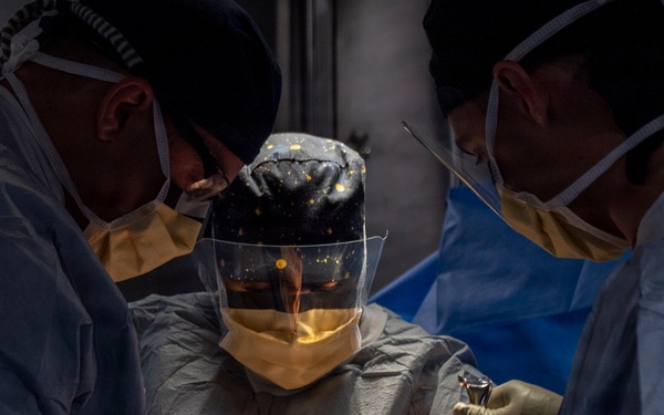 Surgical Operation performed aboard USS Makin Island
