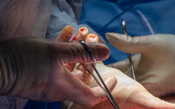Surgical Operation performed aboard USS Makin Island