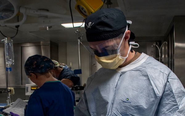 Surgical Operation performed aboard USS Makin Island