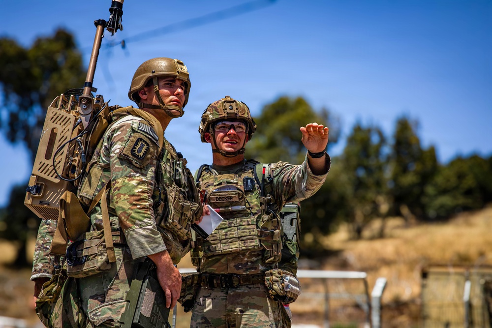 U.S. Army Soldiers Conduct Operations in the Middle East