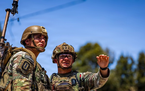 U.S. Army Soldiers Conduct Operations in the Middle East