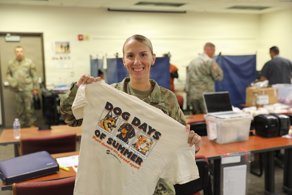 31st Air Defense Artillery Brigade, Dog Days of Summer Blood Drive