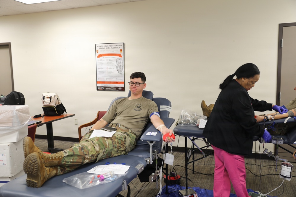 31st Air Defense Artillery Brigade, Dog Days of Summer Blood Drive