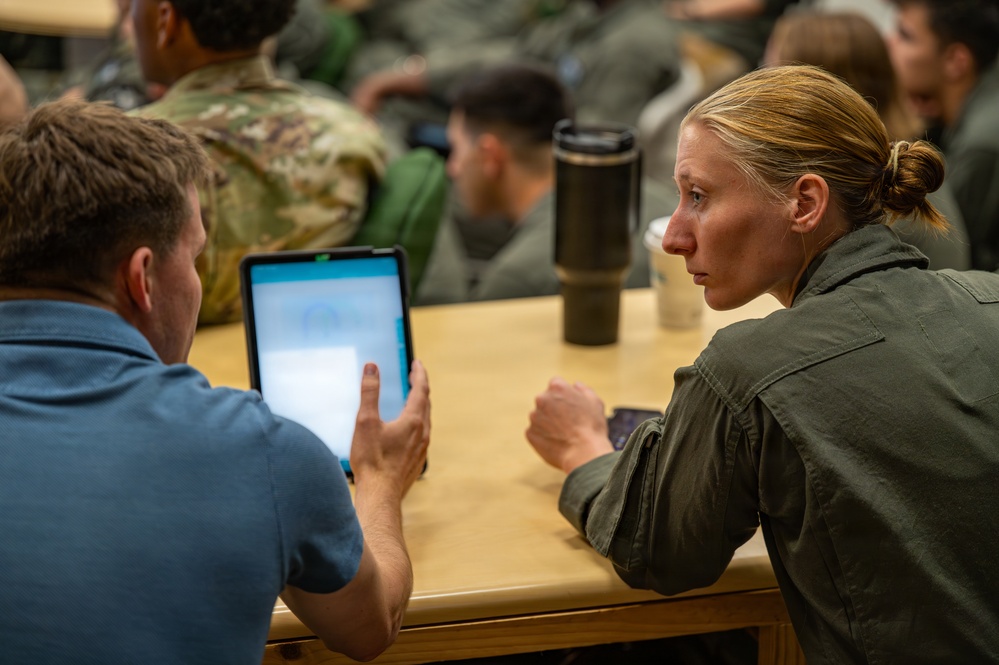 Northern Strike 26-2: Air Force &amp; Marines brief before join refueling mission