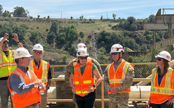 USACE, USBR leaders tour Folsom Dam facility
