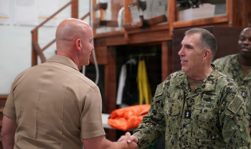 Rear Adm. Case Visits Naval Health Research Center, Underscores Importance of Warfighter Readiness