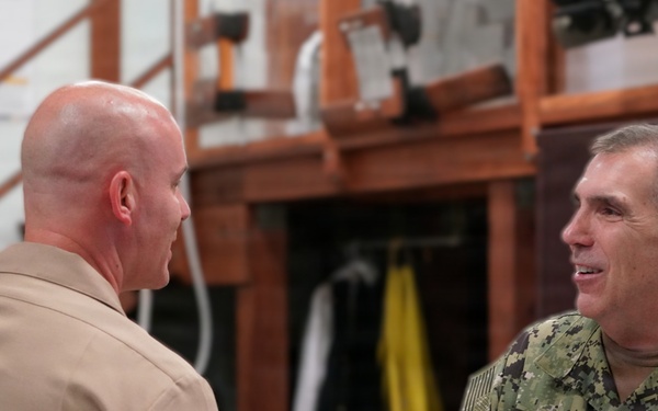 Rear Adm. Case Visits Naval Health Research Center, Underscores Importance of Warfighter Readiness