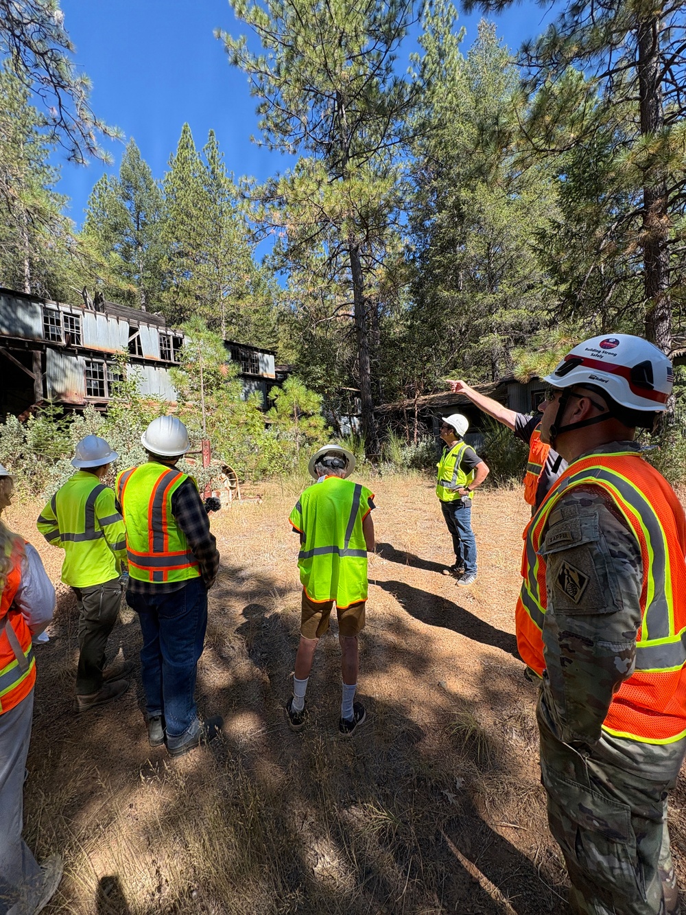 Sacramento District Commander tours Lava Cap Mine remediation project