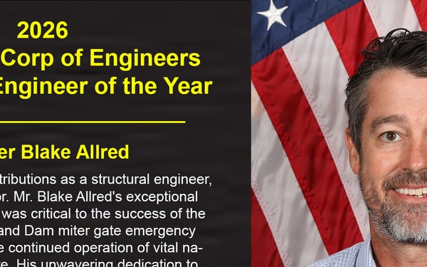 USACE names Allred the 2026 Structural Engineer of the Year