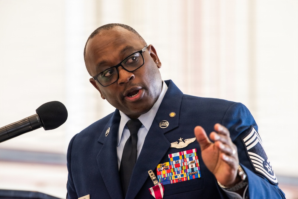 Honoring more than 26 years of service: CMSgt Graves bids farewell