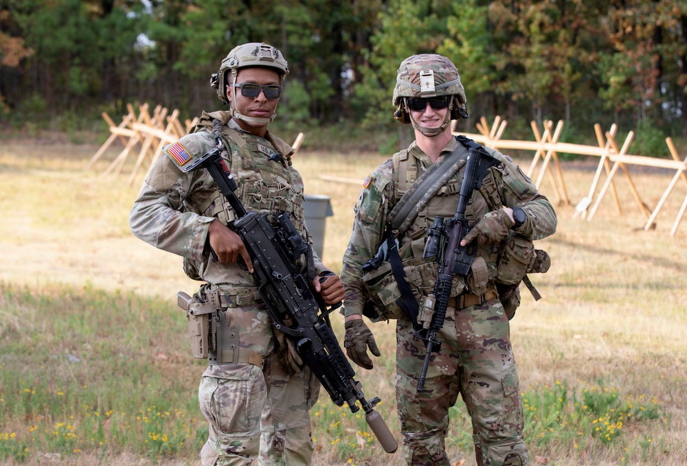 Competitors Open Machine Gun Championship with 10m Match