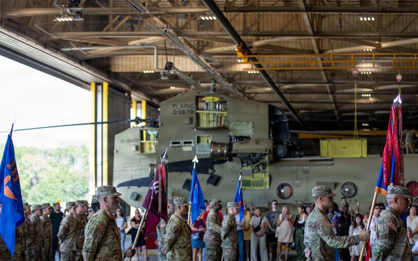 1-111th General Support Aviation Battalion Holds Departure Ceremony