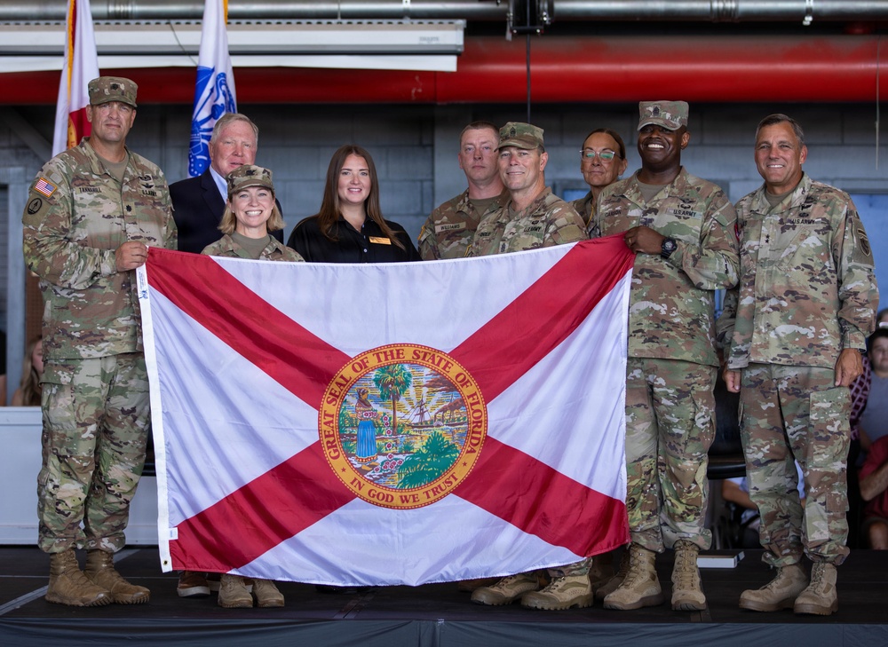 1-111th General Support Aviation Battalion Holds Departure Ceremony