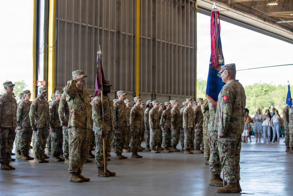 1-111th General Support Aviation Battalion Holds Departure Ceremony