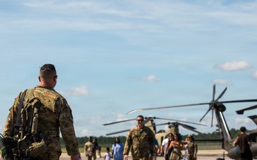 1-111th General Support Aviation Battalion Holds Departure Ceremony
