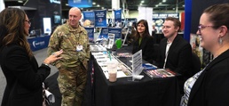 ACC Commanding General Visits ACC-DTA booth in the Army Pavilion