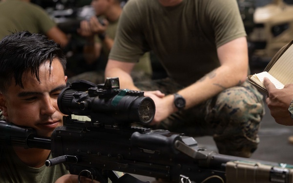 U.S. Marine Corps Perform Weapons Training