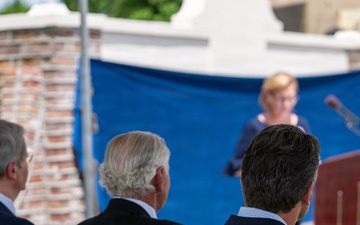 Secretary of War Pete Hegseth attends the base renaming from Joint Base Charleston to Joint Base Lindsey Graham in Charleston, SC