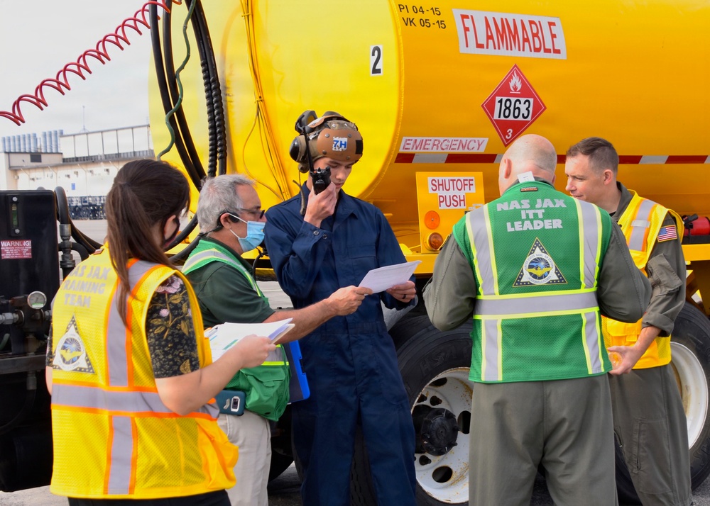 NAS Jacksonville Emergency Services and Environmental Team Hold Chemical Spill Drill