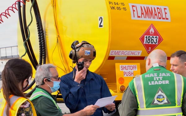 NAS Jacksonville Emergency Services and Environmental Team Hold Chemical Spill Drill