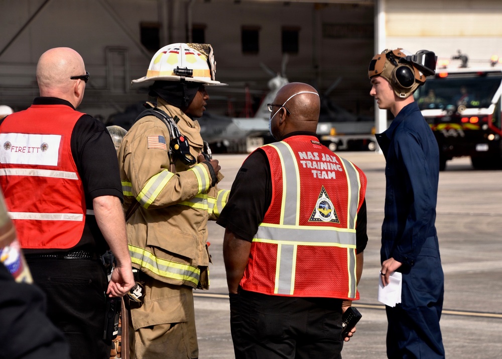 NAS Jacksonville Emergency Services and Environmental Team Hold Chemical Spill Drill